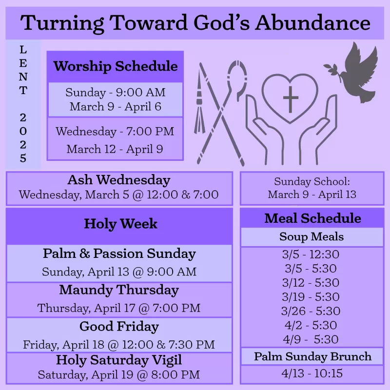 Lent Schedule